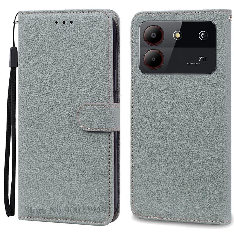 For ZTE Blade A54 Case Leather Wallet Flip Case For ZTE Blade A54 Cover Coque Fundas For ZTE Blade A54 Phone Case Bumper