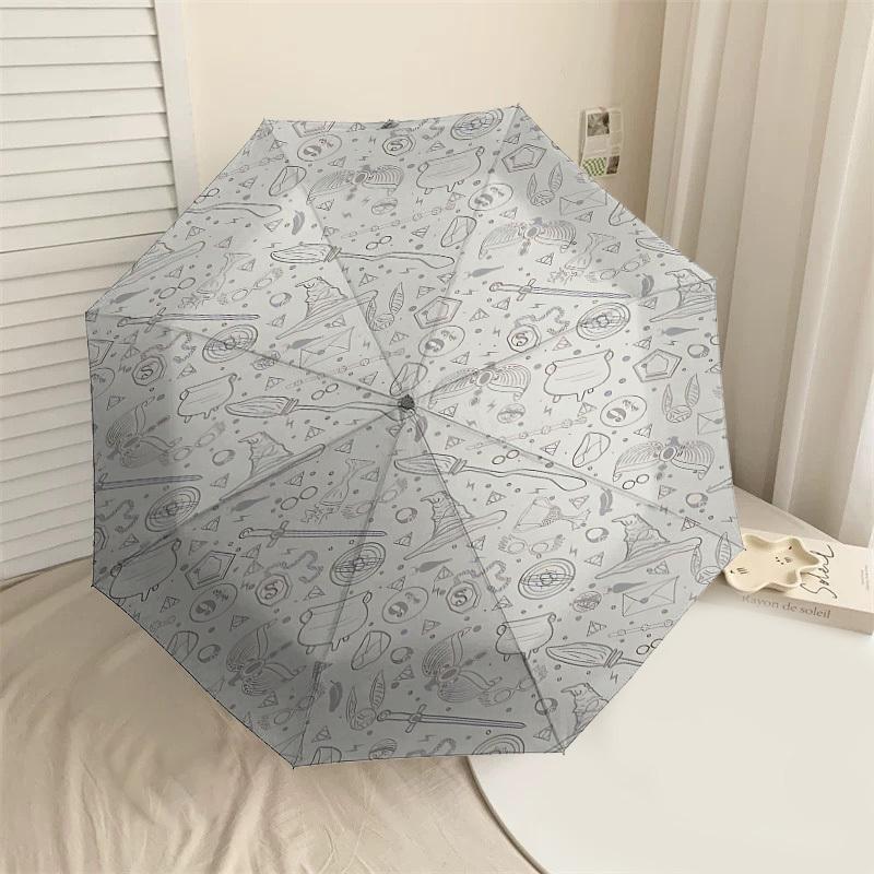 

1PC Warner Harry Potter 9 3/4 Umbrella-8-Rib Reinforced, Automatic Open, Lightweight & Durable-A43