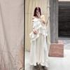 White Irregular Lace Ruffle Camisole Dress