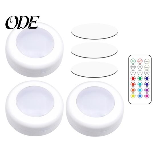 Lâmpada de Armário LED Cor RGB Dimerizável Balcão de Cozinha Controle Remoto Luz Noturna