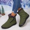 Women Snow Boots Comfortable Waterproof Women Shoes Retro Luxury Zipper Shoes Woman Winter Soft Thickened Fluff Boots Women