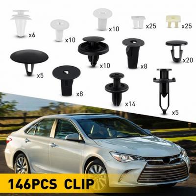 146x for Fender Toyota Bumper Door Trim Hood Clips Retainer Fastener Kit New