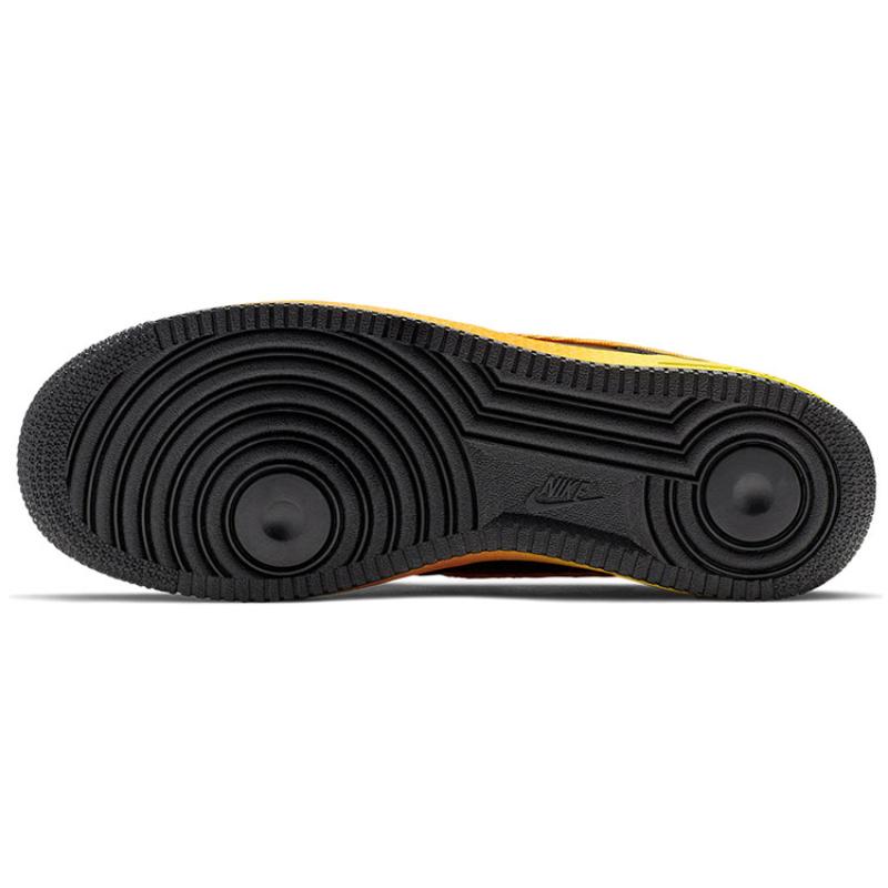 Nike Air Force 1 Low Schwarz Gelb Orange Sneaker CJ0524-001