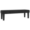 346668 vidaXL Bench Black 100x30x30 Cm Velvet