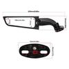 2PCS Modified Motorcycle Rearview Mirrors Wind Wing Adjustable Rotating Side Mirrors for Most Motorcycle Sports