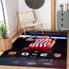 Atletico Madrid Personalized Name Carpet Perfect for Bedrooms Foyer Hallway Entryway Anti-slip Rug Decorate Offices Gift for Festivals