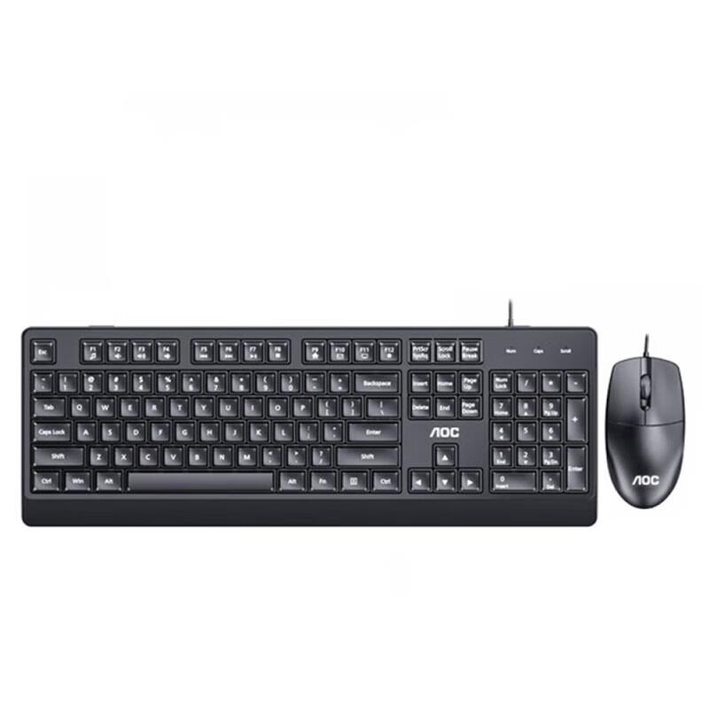 AOC Slim Wired Keyboard and Mouse Combo