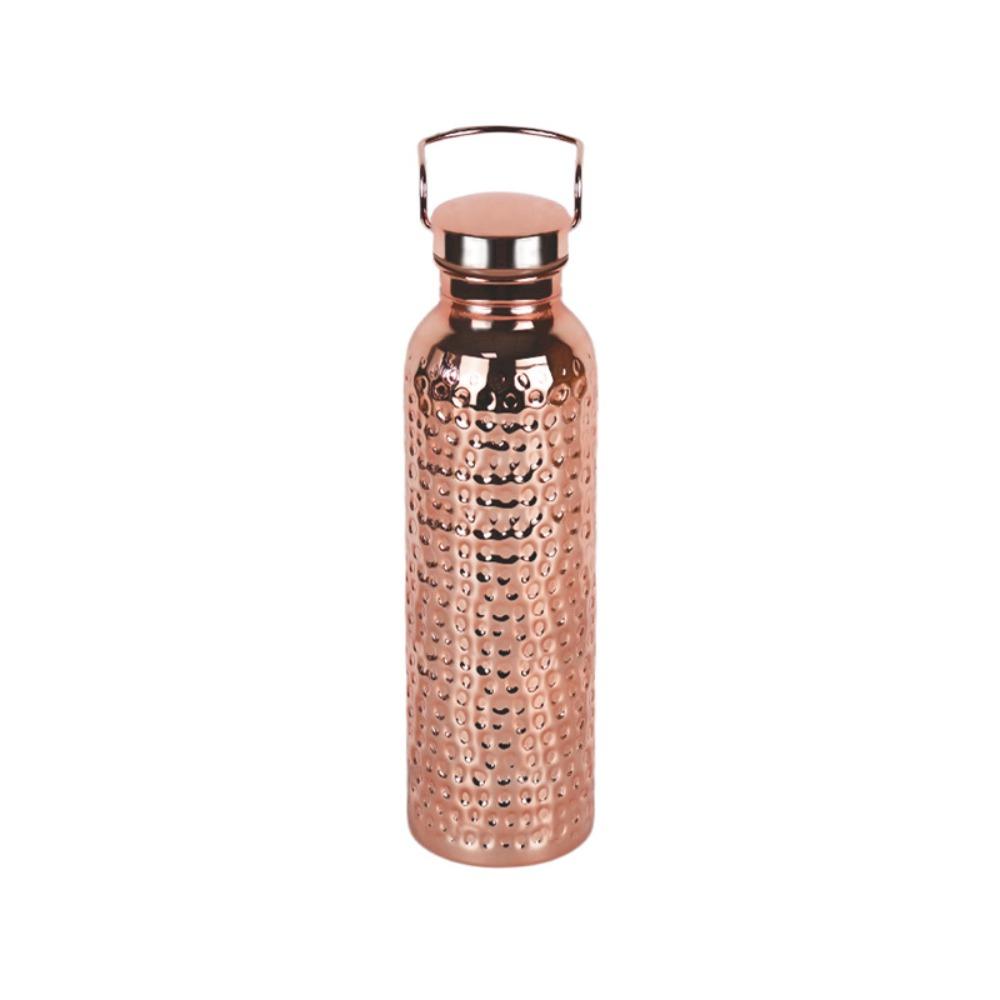 304 Stainless Steel Stainless Steel Drinking Cup Portable Hot Milk Bottle  Outdoor Sports Copper color