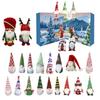 2025 Countdown Calendar Gnome Advent 24-day Christmas Gnome Dwarf Dolls Advent Cute Dwarf Dolls Countdown Calendar Desktop Decor