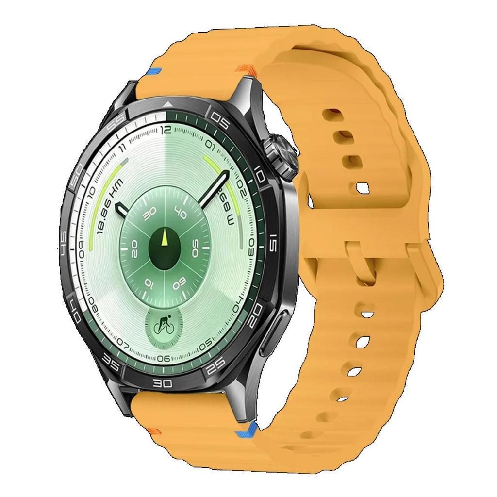 22mm Breathable Silicone Band for Huawei GT6/GT6pro 46mm Sport Replacement Wristband for Huawei GT5 GT4 GT3 Smartwatch Strap