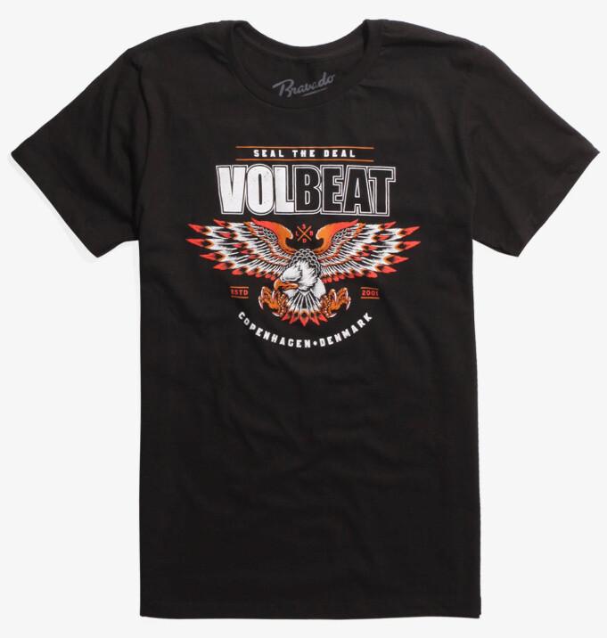 Volbeat SEAL THE DEAL EAGLE LOGO T-Shirt NEW Authentic & Official  Unisex T-Shirt M