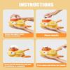 Fashion Little Yellow Duck Pet Leaking Device Cartoon Anti-slip Automatic Pet Feeder Puppy Leaking Pet Supplies