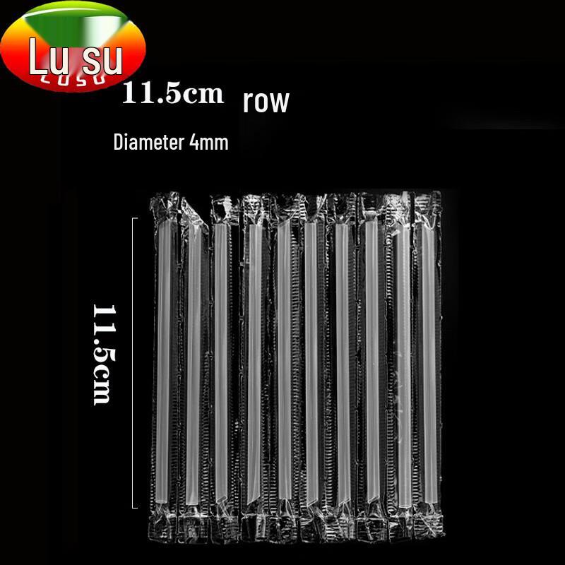 Lusu Disposable Transparent Drinking Straws