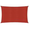 VidaXL Shade Sail 160 G-m² Red 3x6 M HDPE