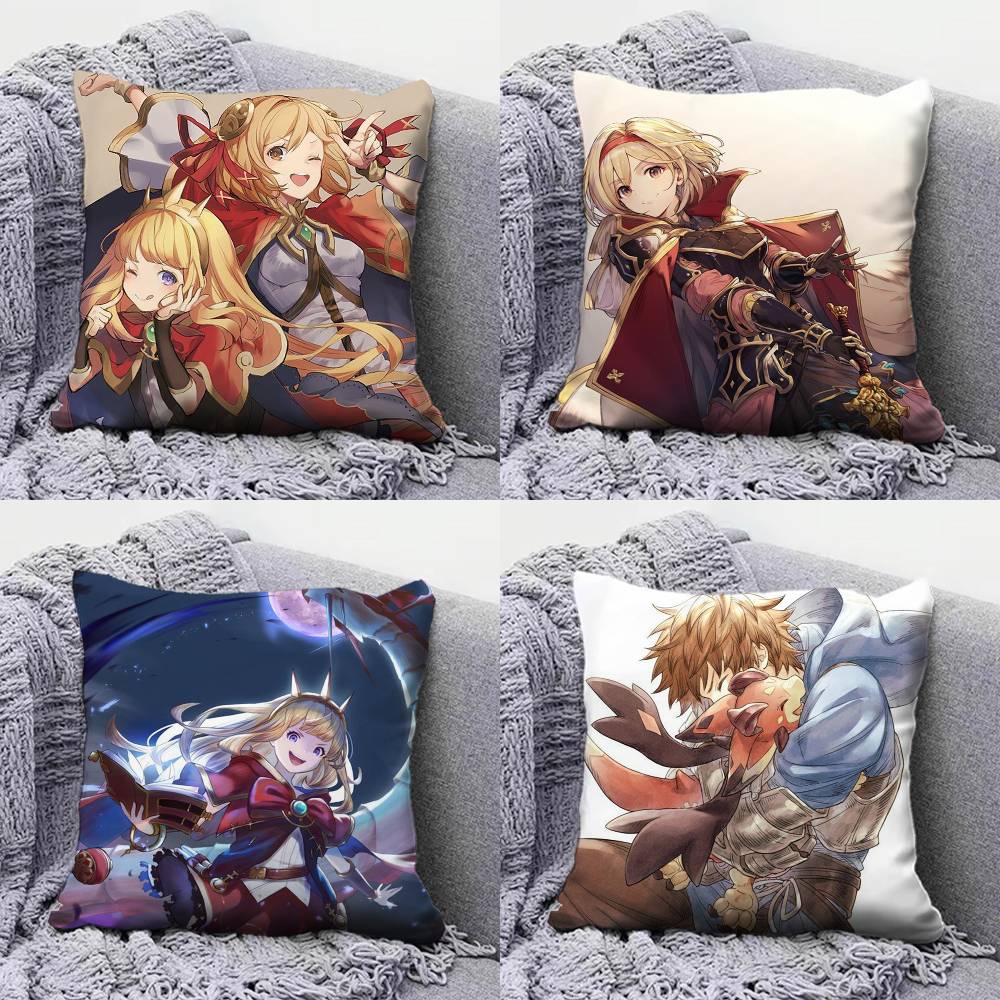 Granblue Fantasy Žaidimo Anime Pagalvės Užvalkalai Namų Sofos Pagalvės Užvalkalai ir Dekoratyviniai Individualūs