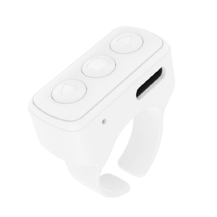 

Creative Content Creators Tool Adjustable Scrolling Rings Fast Charging Controller Shorts Video Remote Lightweight белый
