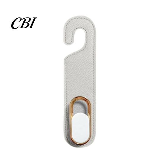 Rear Seat Storage Solutions Universal Car Hook Hanger, Faux Leather Back Durable Hooks Foldable Interior Organizer for Hanging Groceries And Handbags