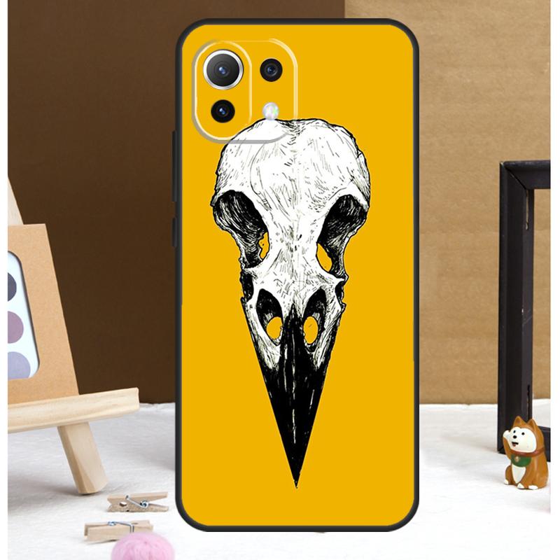 Raven Crow Skull pattern Case For POCO X6 Pro M6 X3 X4 X5 F3 F5 M5s Xiaomi 13 14 Ultra 12 Lite 11T 12T 13T Pro Cover