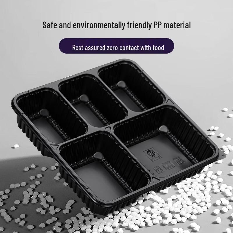 Miaojiayi Disposable 4-Compartment Meal Prep Containers
