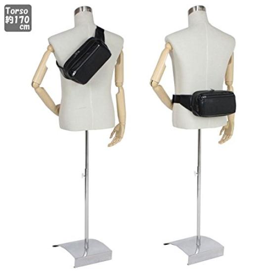 LUGGAGELABEL Element Waist Bag Black (Luggage Label) (10) 021-01259