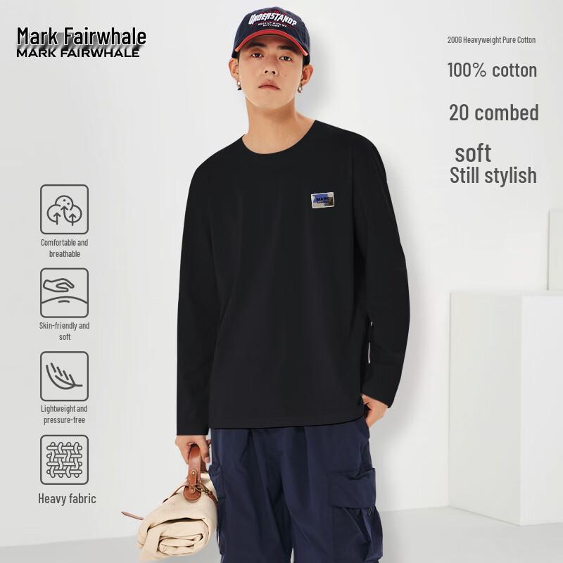 Mark Fairwhale Men s Cotton Long Sleeve T-Shirt XL