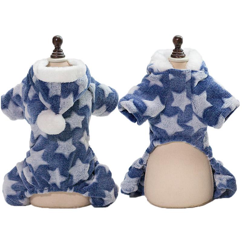 Winter Warm Pet Dog Jumpsuit for Small Dogs Pets Clothing Dachshund Shih Tzu Poodle Overalls Cat Pajamas Puppy Mascotas Clothes