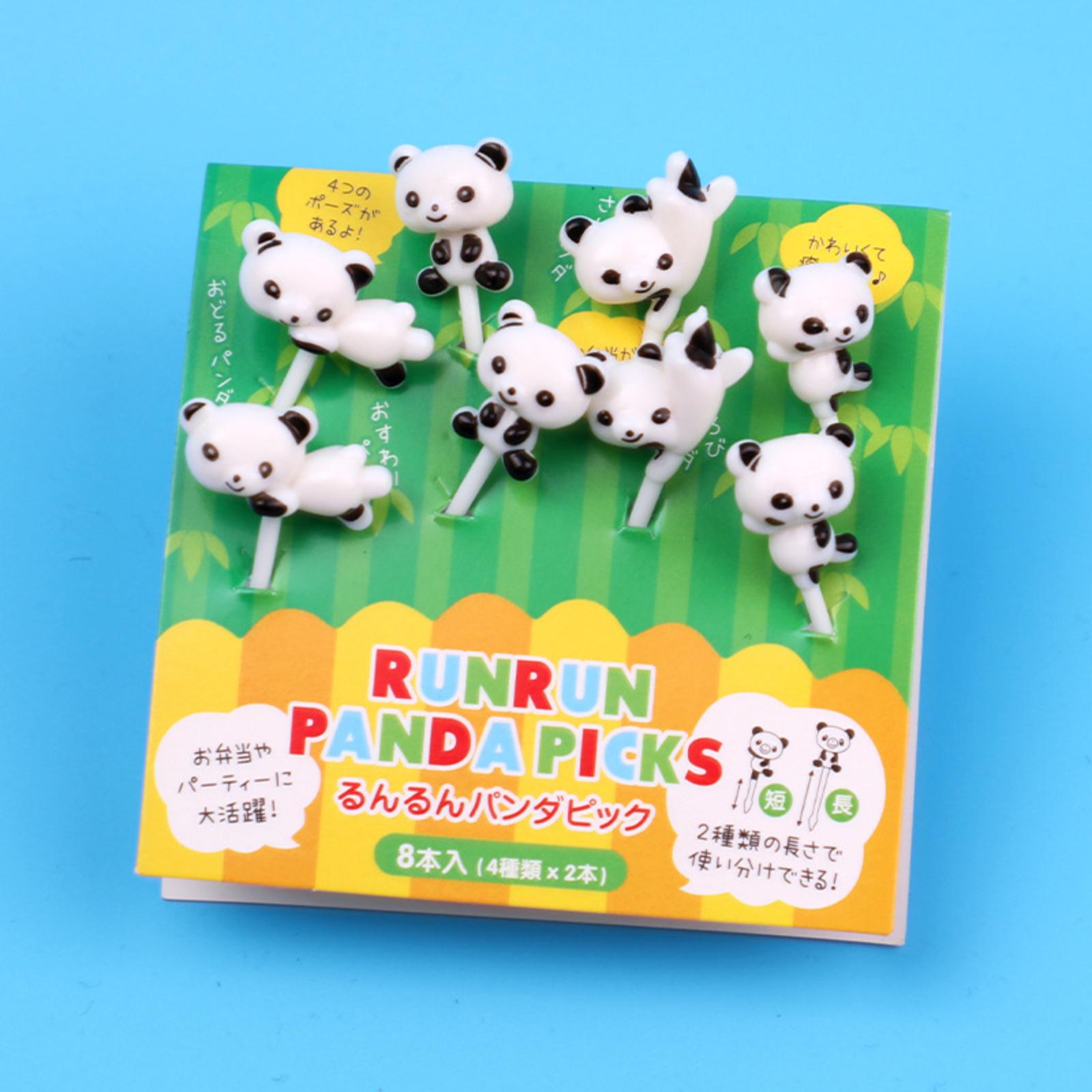 Cartoon Fruit Forks Adorable Lunchbox Picks Children s Fruit Forks Creative Plastic Cake Forks One Size белый