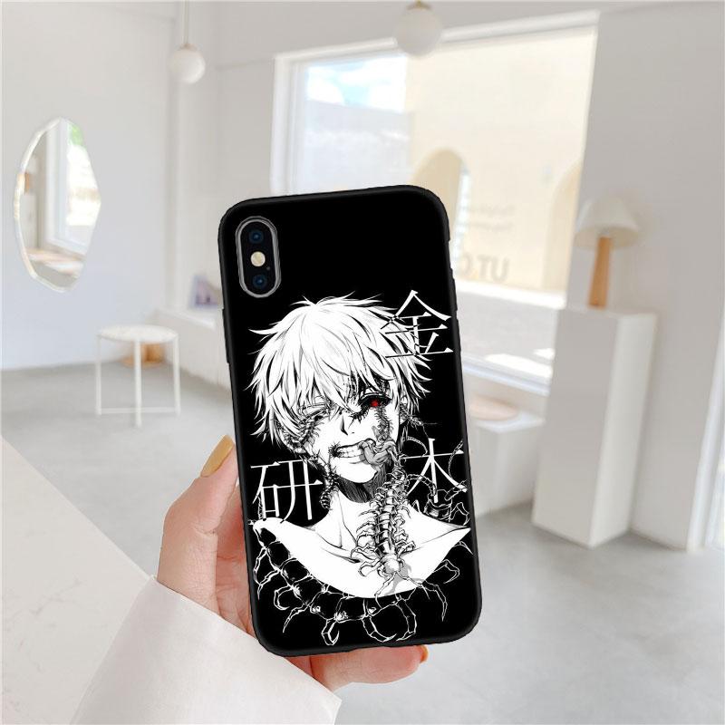 HK73 Tokyo Ghoul Soft Shell Phone Case for iPhone SE X XS XR 16E 17 11 Pro Max 8 7 6 6s Plus Air