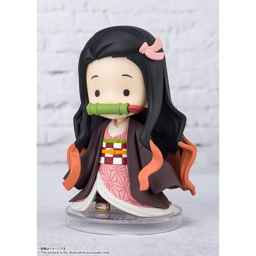 TAMASHII NATIONS Figuarts mini Demon Slayer Nezuko Figura 75mm PVC ABS Pintada Móvel Colecionável