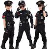 Nieuwe Kinderen Jongens Meisjes Grappige Politieagent Kostuums Kinderen Politie Uniform Cosplay Kleding Pak Halloween Party