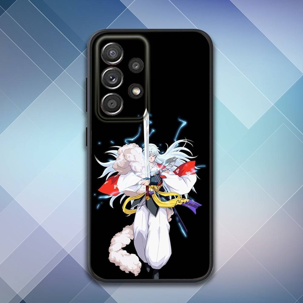 Anime I-Inuyashas Phone Case For Samsung S25,S24,S21,S22,S23,S30,Ultra,S20,Plus,Fe,Lite,Note,10,9,5G Black Cover