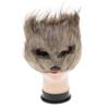 Halloween Fluffy Mask Masquerade Halloween Mask Props Animal Half Face Mask for Men and Women