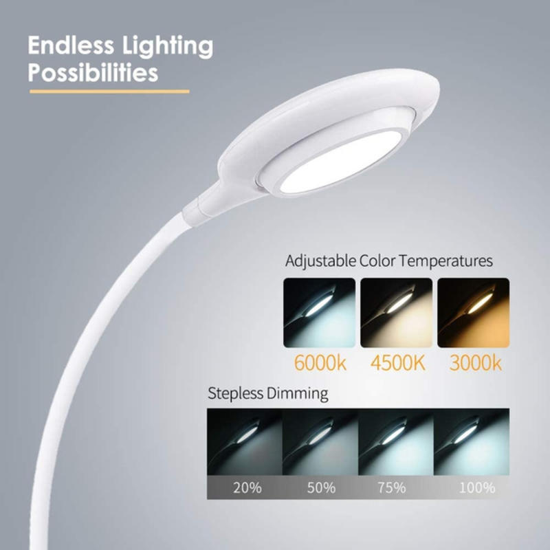 Dimmable LED Desk Lamp With Pen Display Function And LCD Screen