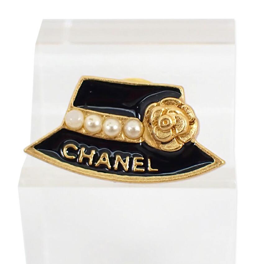 

[Pre-owned] CHANEL Camellia Hat Motif Brooch / j72-26