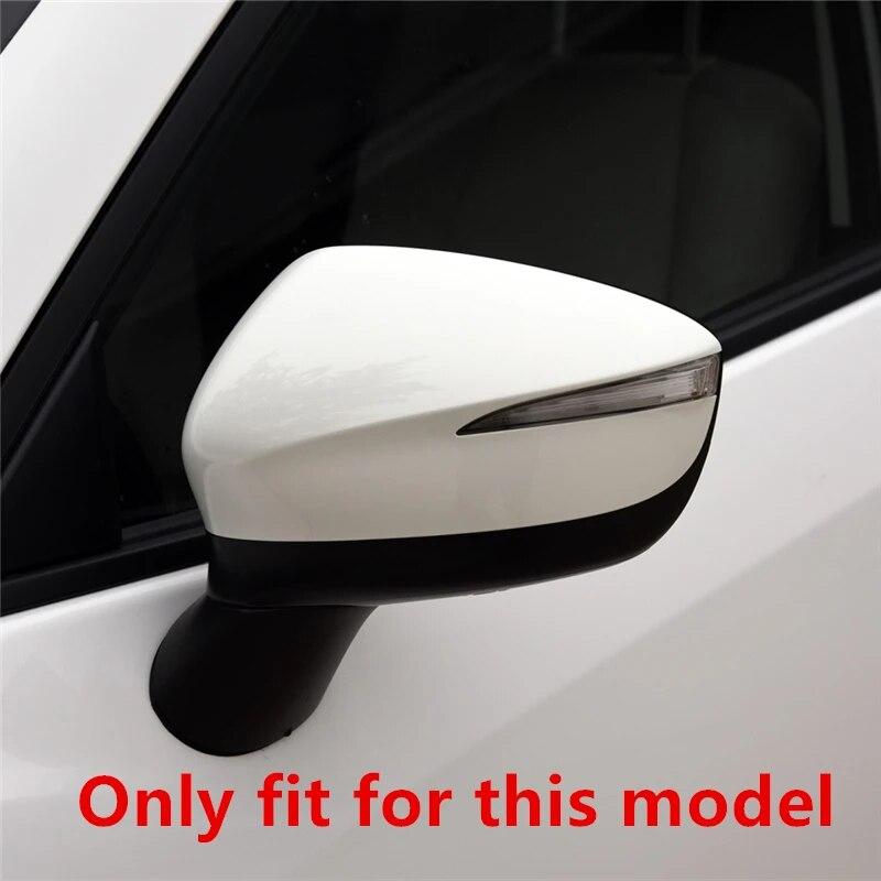 1pcs Car Wing Side Rearview Mirror Cover Cap Shell For Mazda CX-3 CX3 2013- CX-5 CX5 2015 2016