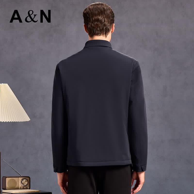 Men's Business Casual Detachable Goose Down Jacket