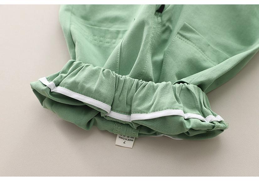 Children's Two-Piece Workwear Set: Boys' Striped Patchwork Long Sleeve Shirt for Spring and Autumn