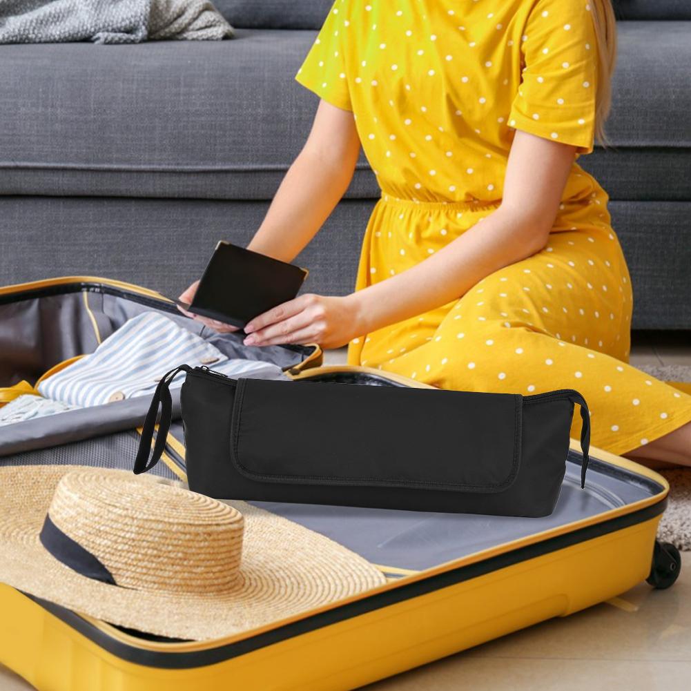 2 In 1 Hair Dryer Carrying Case Waterproof Hair Dryer Storage Bag Large Capacity for Hair Straightener Hot Hair Styling Tools