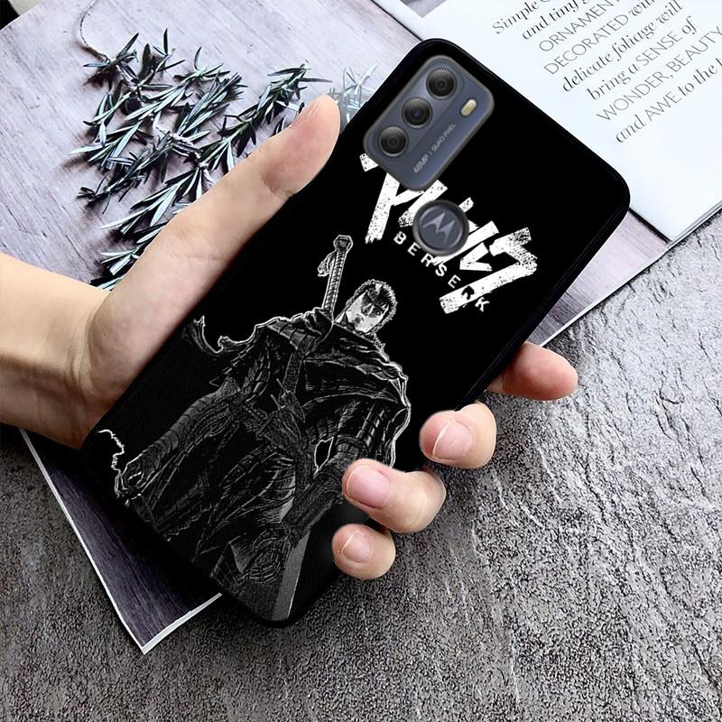 Berserk Guts Phone Case For Motorola Moto G Stylus 5G G Play G Power G 5G G Pure E20 E32 E40 E13 Edge 50 Pro 50 Fusion