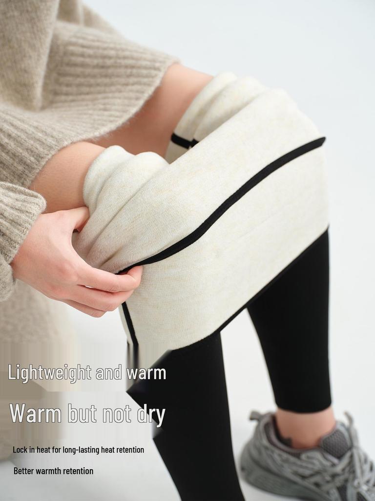 Women's Fleece-Lined High Waist Tummy Control Yoga Pants