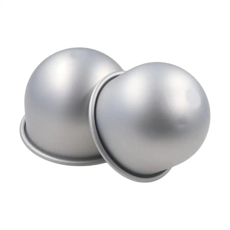 Deep Half Sphere Cake Baking Mould Efficient Nonstick Aluminum Cupcake Maker For Oven And Kitchen Use