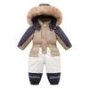 Children Winter Ski Suit Coat Thicken Baby Jumpsuit Warm Children Jacket Waterproof Hooded Kids Baby Clothes 1-5Years