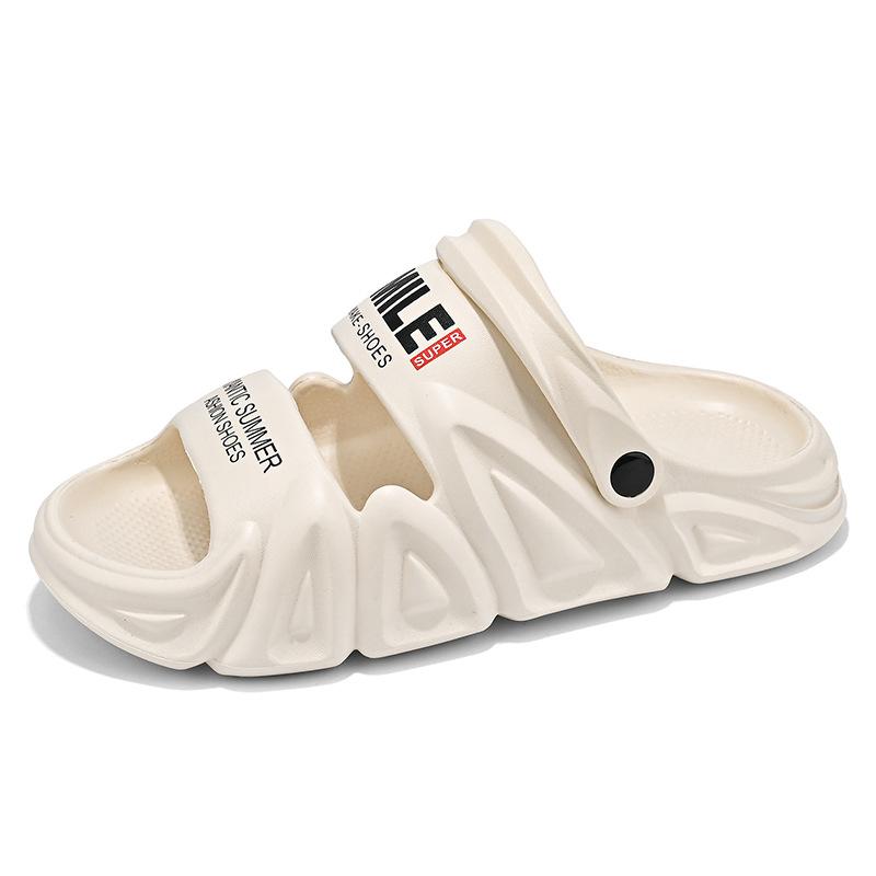 

Лето 2025 новая модель для пар, нескользящие, дезодорирующие и дышащие сандалии на толстой подошве для улицы, для вождения и хождения по дерьму на пляже 45