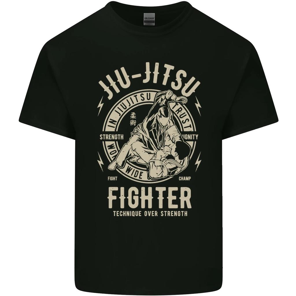 T-shirt Jiu Jitsu Combattente Arti Marziali Miste MMA Bambini