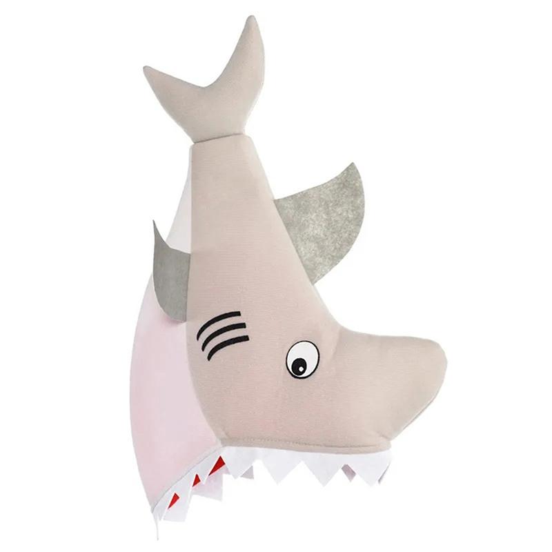 Creative Plush Shark Hat Halloween Costume For Adult Funny Animal Hats