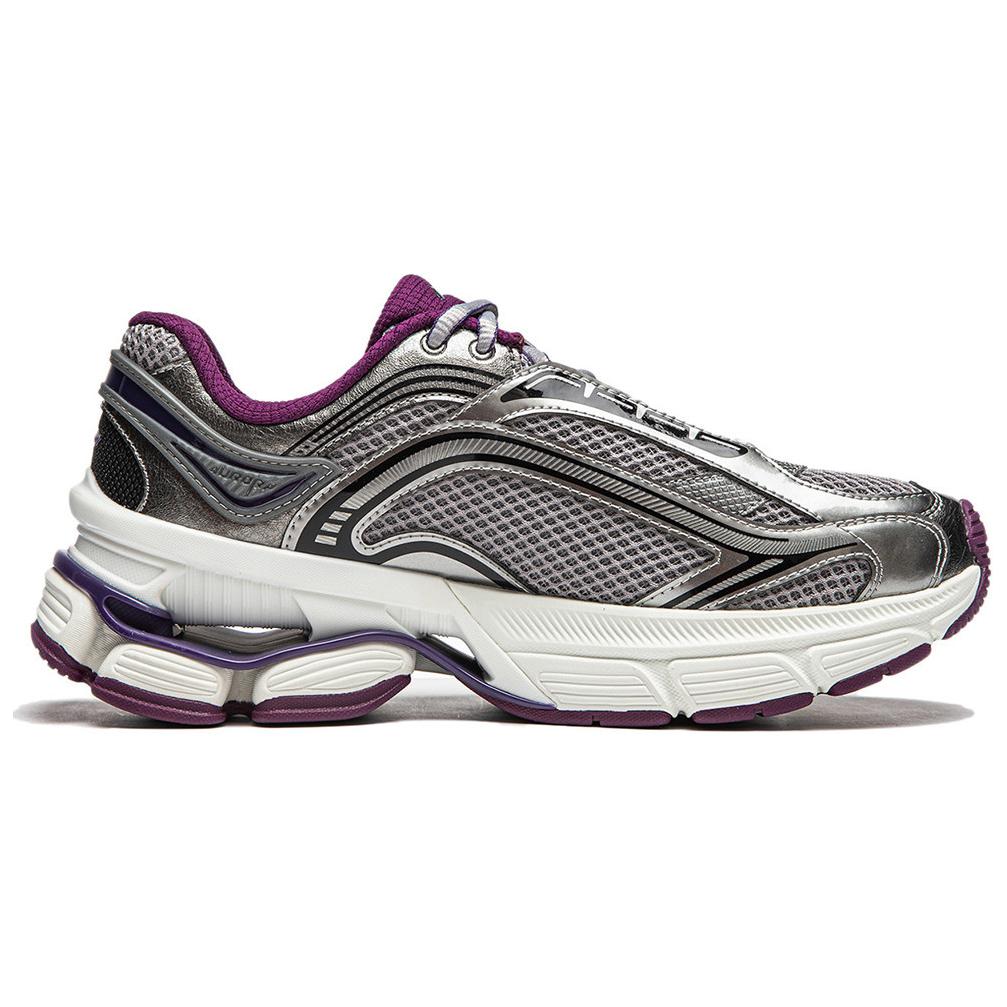 Li Ning Aurora RENEW Chunky Sneakers Women's Low Top Base Station Silver/Geological Gray AGCU072-2