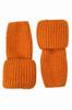 Alma Fingerless Mittens Gloves Orange
