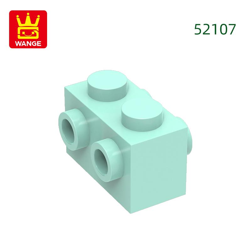 Non-Toxic 108Pcs/Lot 52107 Hole 2 Hole Block Moc Color Accessories Compatible With Brick Diy Children'S Educational Toy Assembly