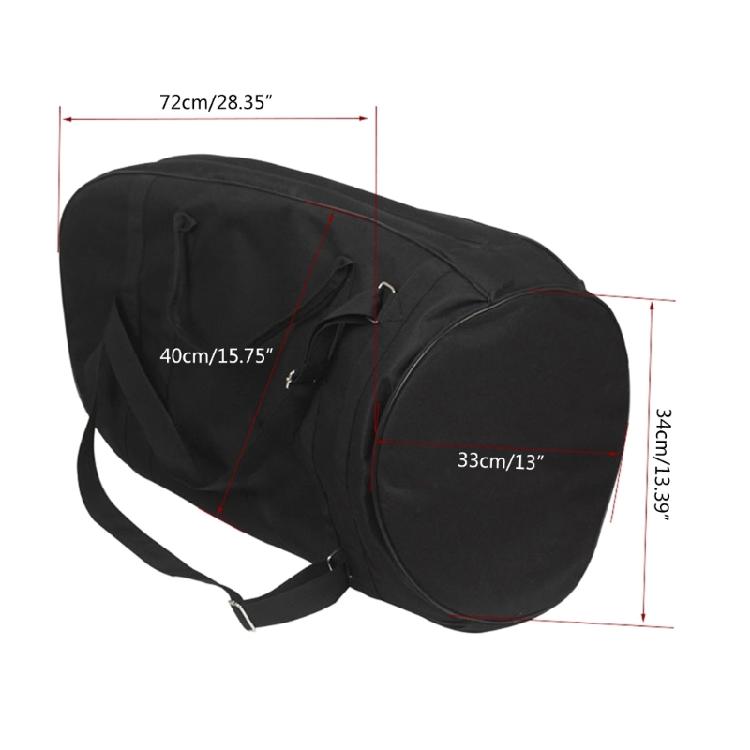 Portable Baritone Backpack Upright Key Tenor French Horn Bag Wind Instrument Bag