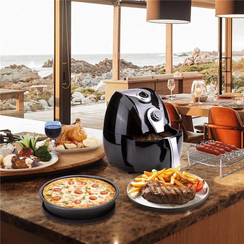 A96I-Air Fryer Accessories 11Pcs Kit 7 Inch Compatible For Air Fryer, COSORI And Other Square Airfryers Accessories